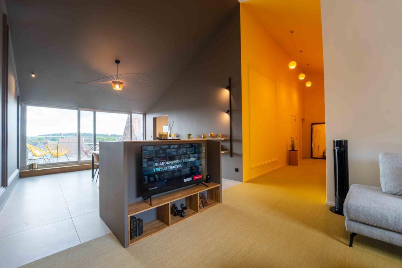 Luxury Penthouse & Terrace - Mons City Center Eksteriør billede