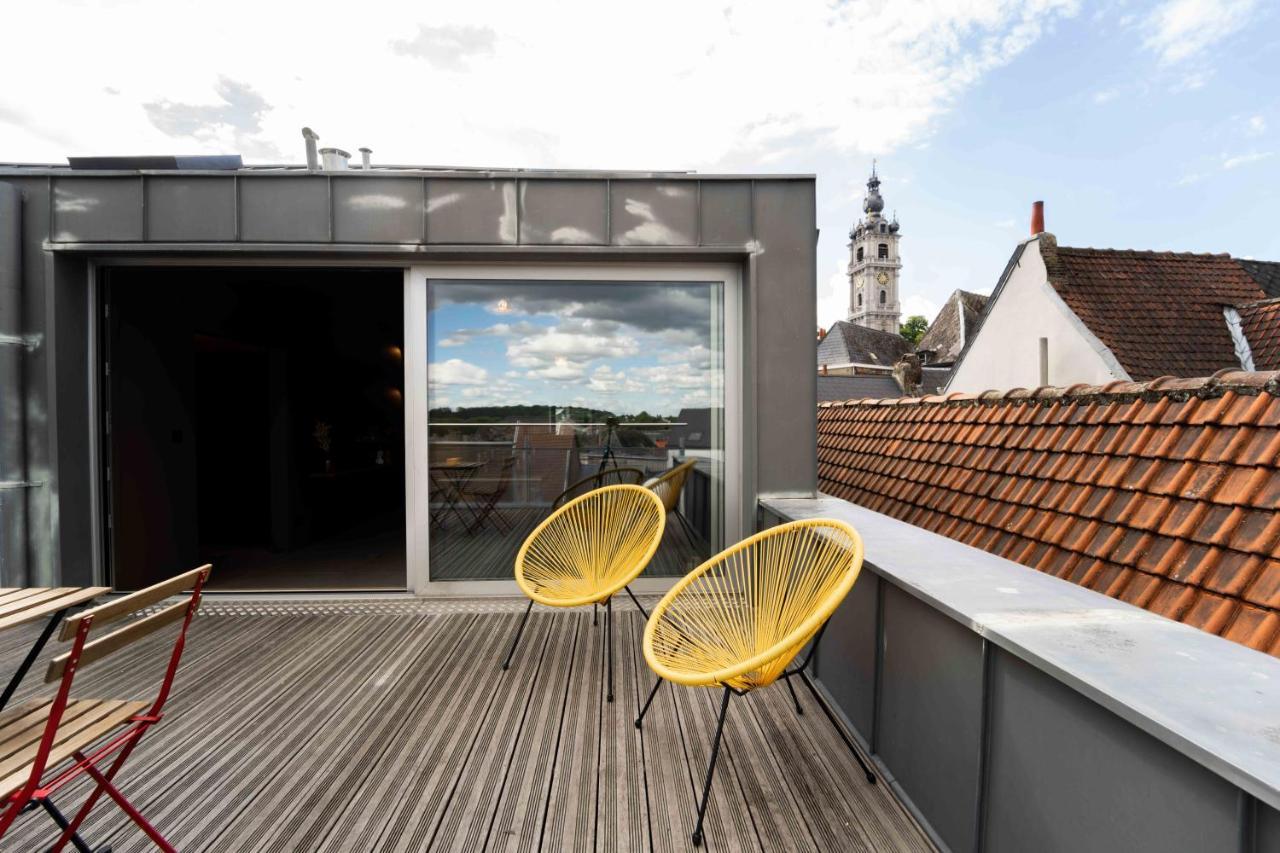 Luxury Penthouse & Terrace - Mons City Center Eksteriør billede